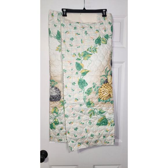 Babies Of The Wild Hancock Crafts Vintage Quilt Baby Blanket Panel 45" W x 34" L - Picture 2 of 4